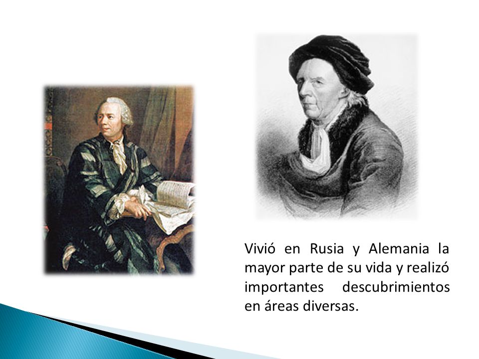Vivió en Rusia y Alemania la mayor parte de su vida y realizó importantes descubrimientos en áreas diversas.