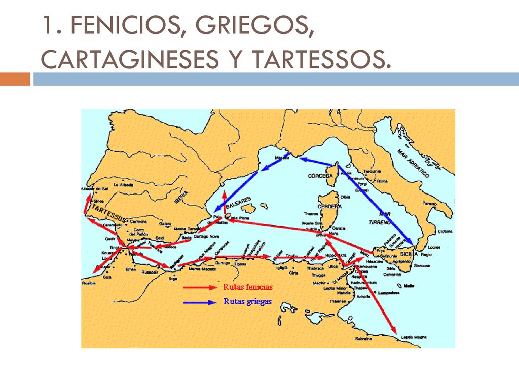 1. FENICIOS, GRIEGOS, CARTAGINESES Y TARTESSOS.