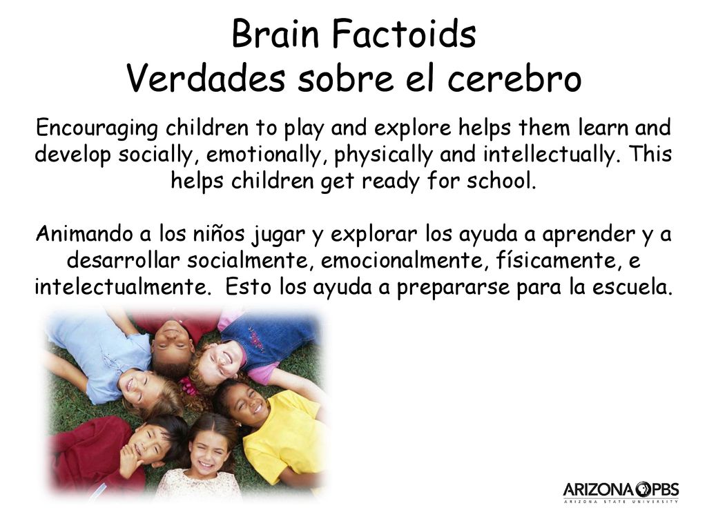 Encouraging children to play and explore helps them learn and develop socially, emotionally, physically and intellectually. This helps children get ready for school.