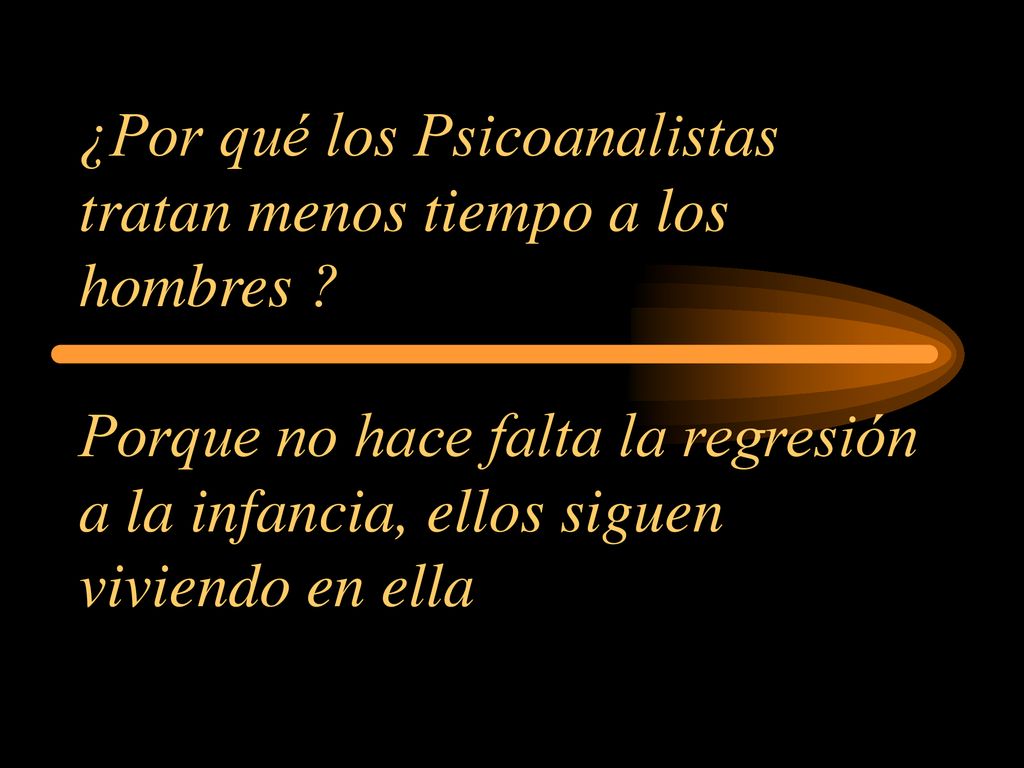 ¿Por qué los Psicoanalistas tratan menos tiempo a los hombres