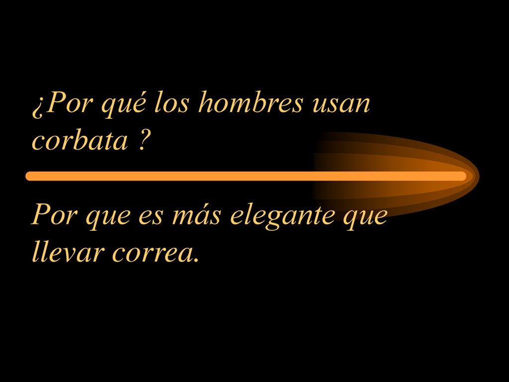 ¿Por qué los hombres usan corbata