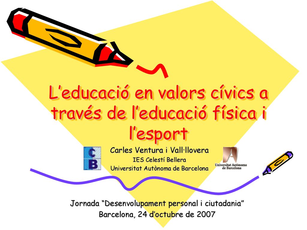 L’educació en valors cívics a través de l’educació física i l’esport