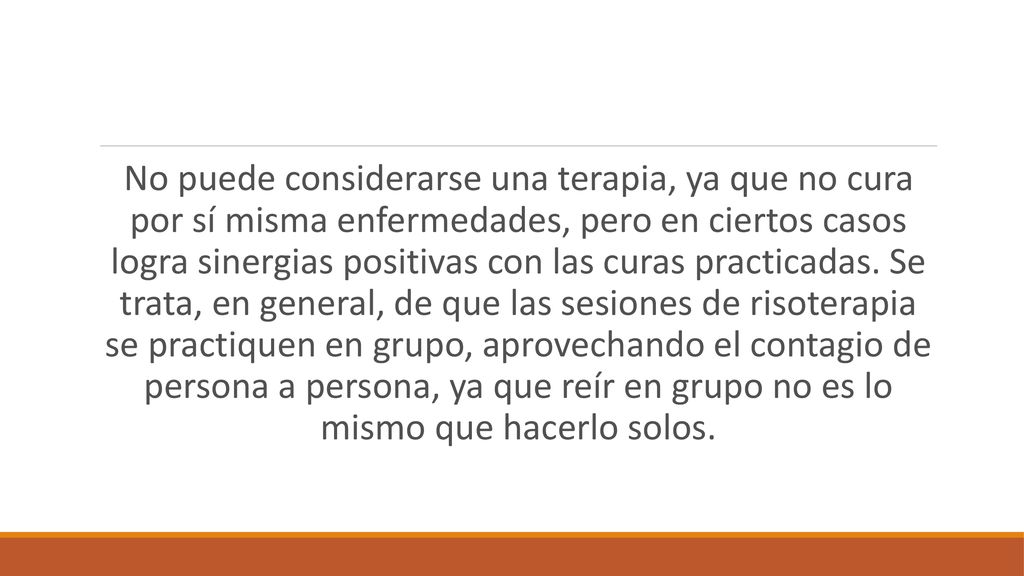 No puede considerarse una terapia, ya que no cura por sí misma enfermedades, pero en ciertos casos logra sinergias positivas con las curas practicadas.