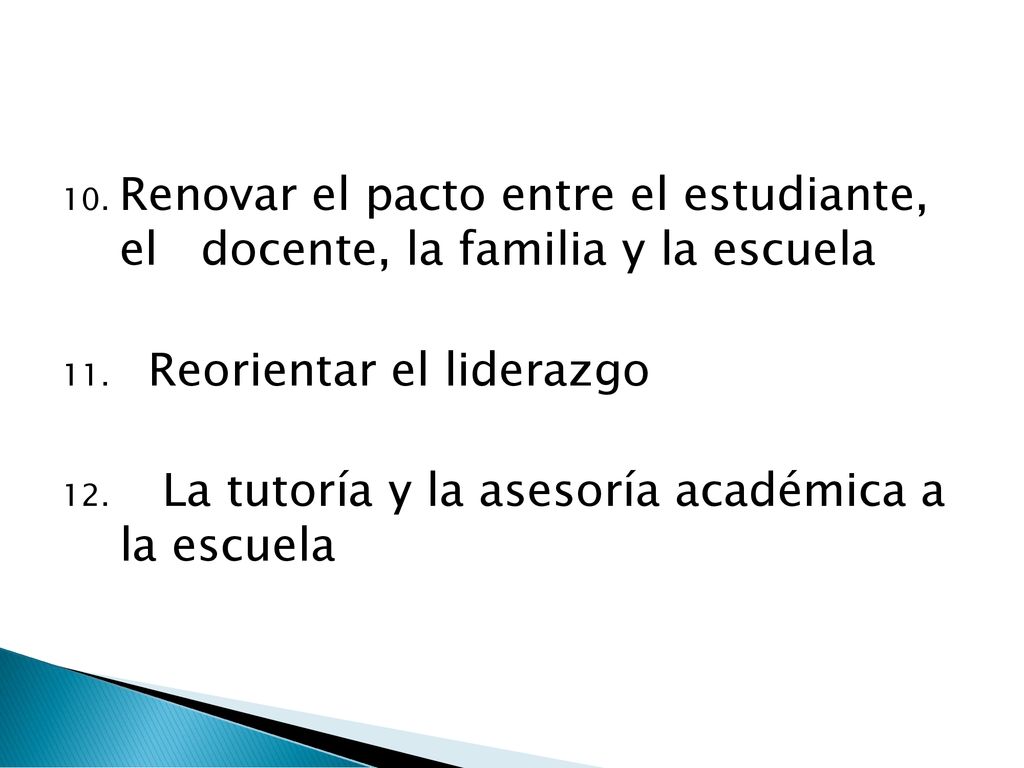 Renovar el pacto entre el estudiante, el docente, la familia y la escuela
