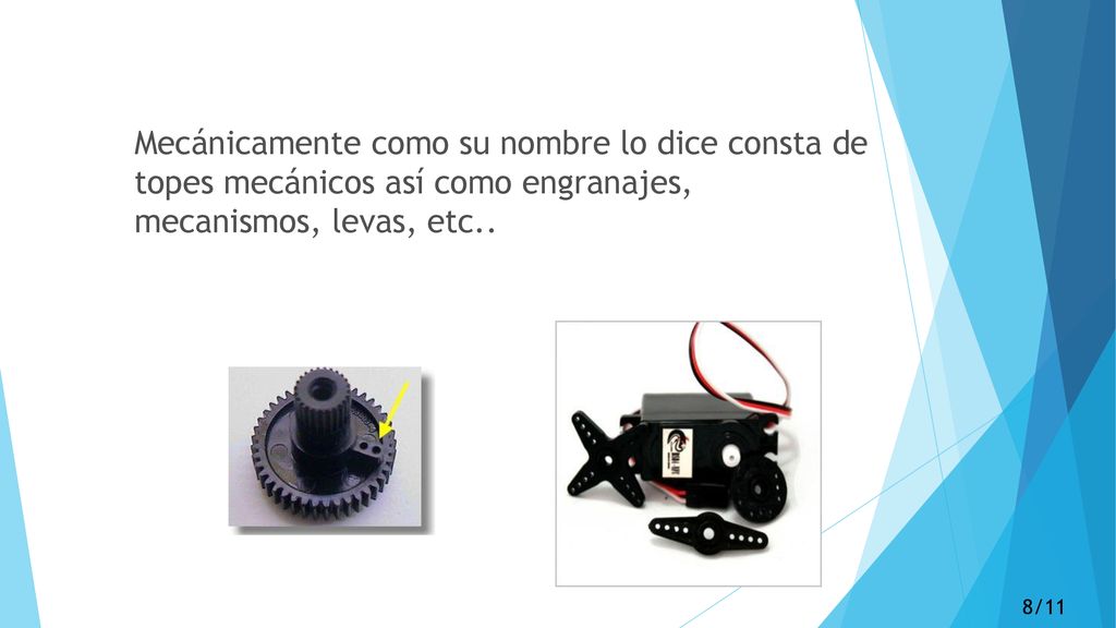 Mecánicamente como su nombre lo dice consta de topes mecánicos así como engranajes, mecanismos, levas, etc..