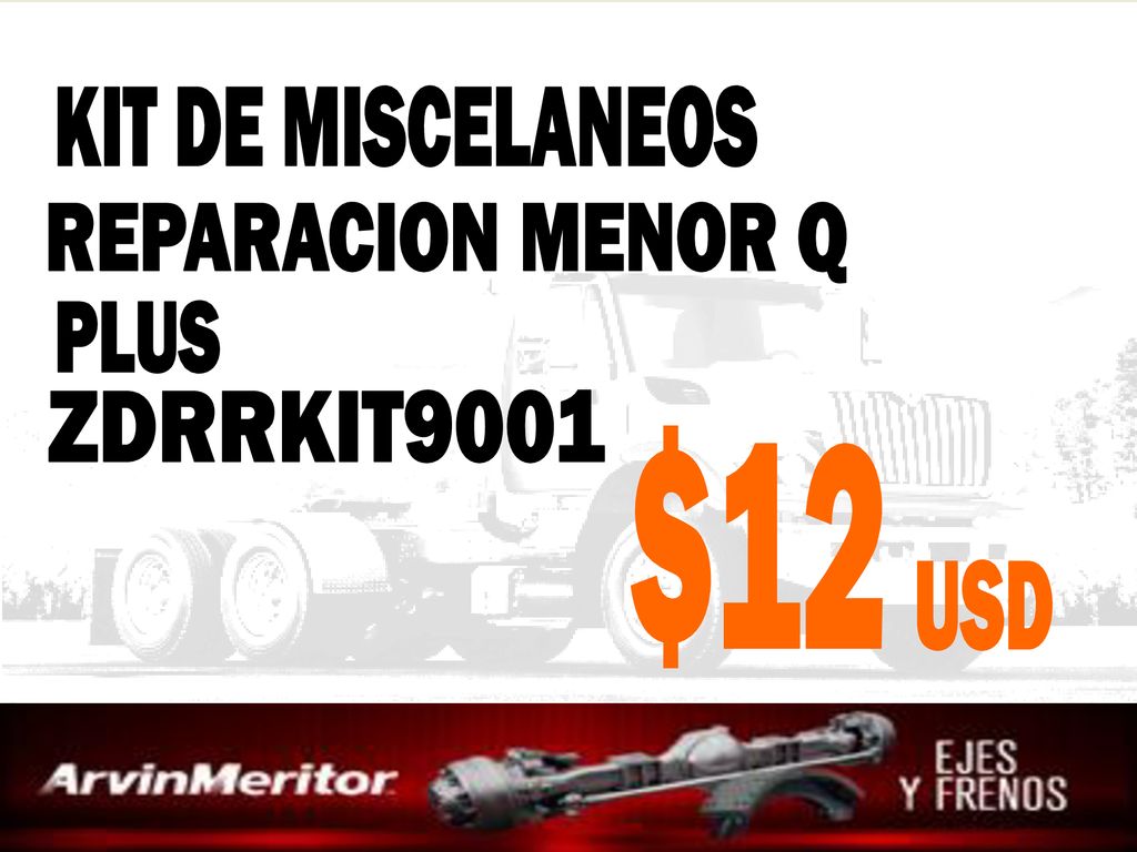 KIT DE MISCELANEOS REPARACION MENOR Q PLUS ZDRRKIT9001 $12 USD