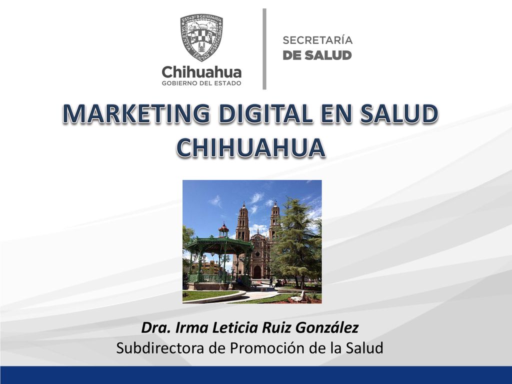 MARKETING DIGITAL EN SALUD Dra. Irma Leticia Ruiz González