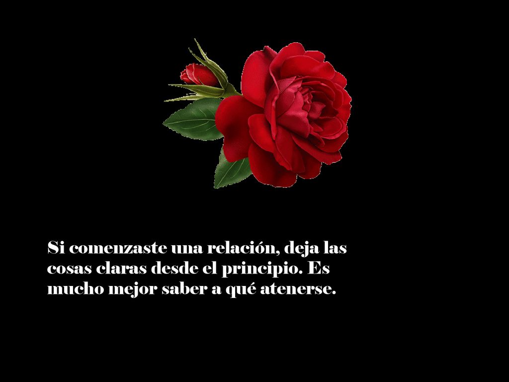 Si comenzaste una relación, deja las cosas claras desde el principio