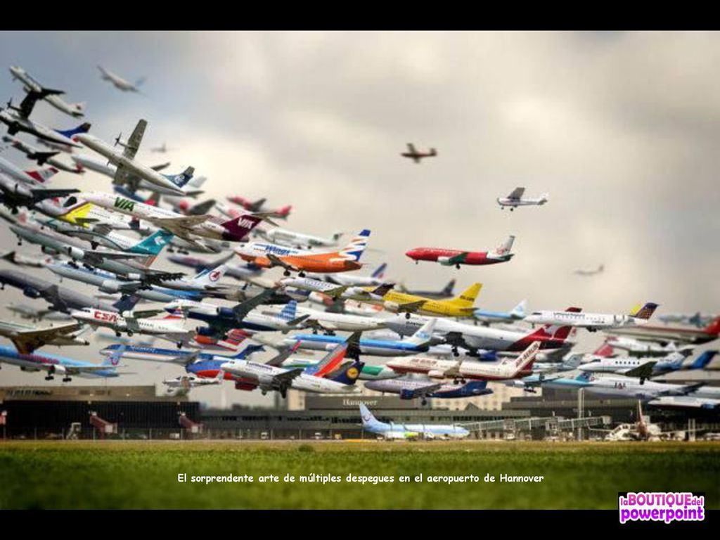 El sorprendente arte de múltiples despegues en el aeropuerto de Hannover