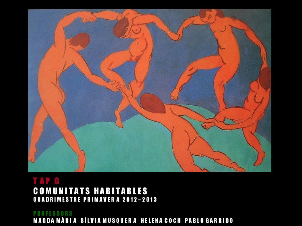 C O M U N I T A T S H A B I T A B L E S