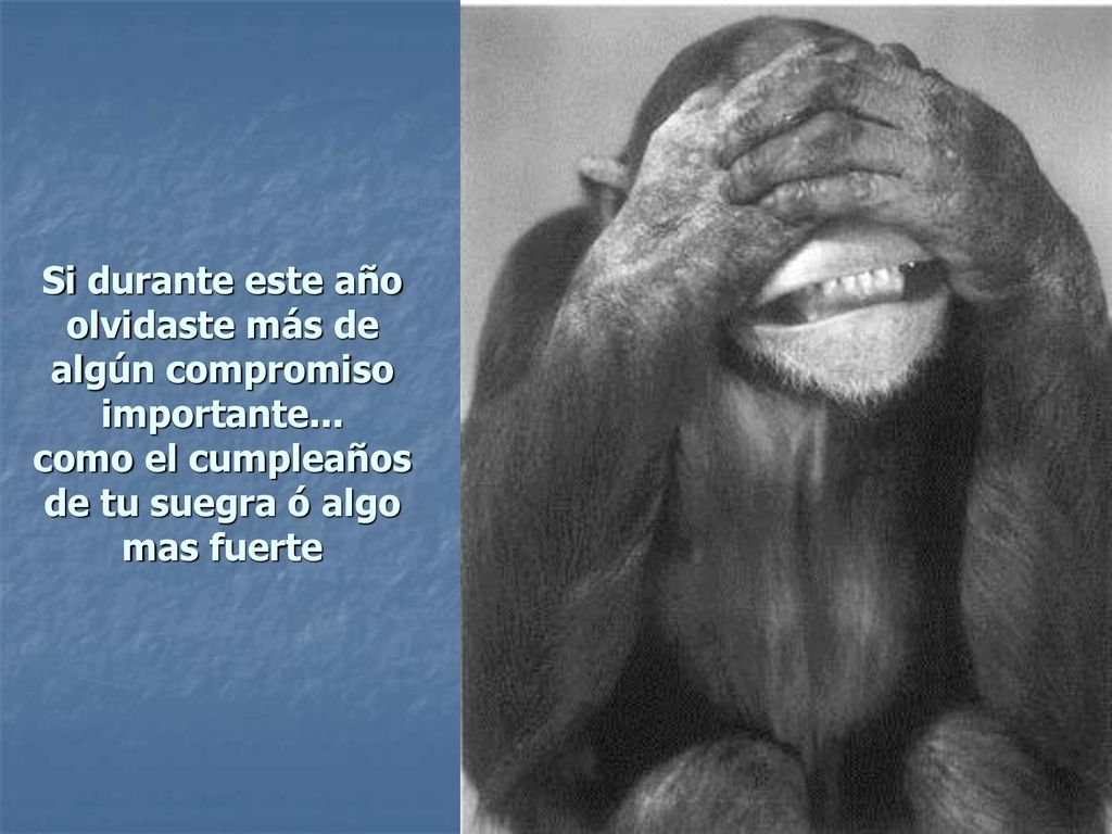 Si durante este año olvidaste más de algún compromiso importante