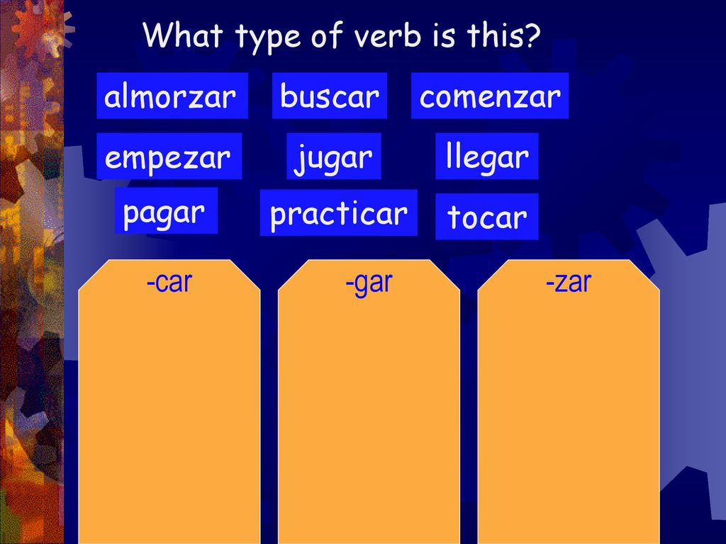 What type of verb is this