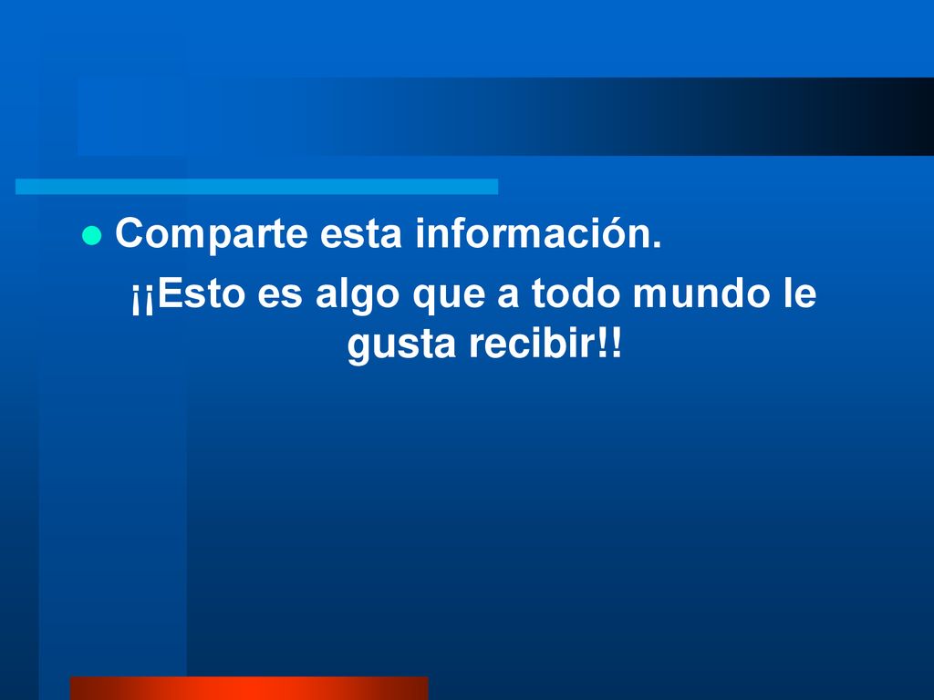 ¡¡Esto es algo que a todo mundo le gusta recibir!!