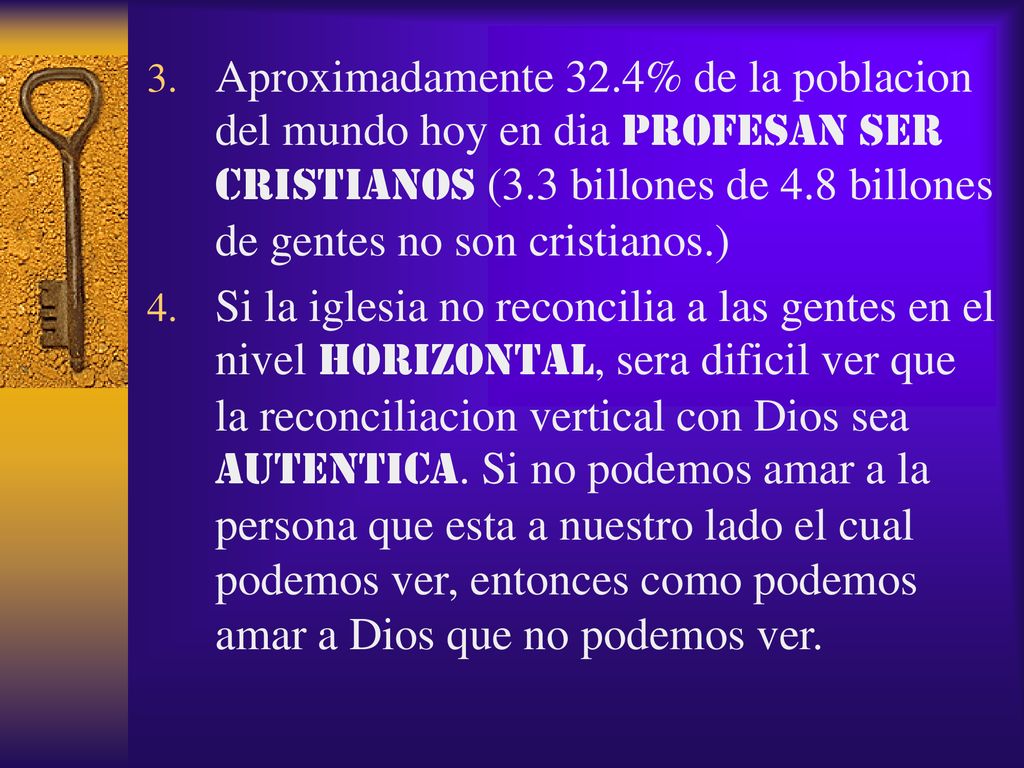Aproximadamente 32.4% de la poblacion del mundo hoy en dia profesan ser cristianos (3.3 billones de 4.8 billones de gentes no son cristianos.)