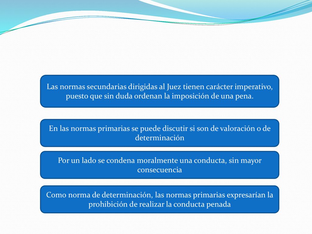Por un lado se condena moralmente una conducta, sin mayor consecuencia