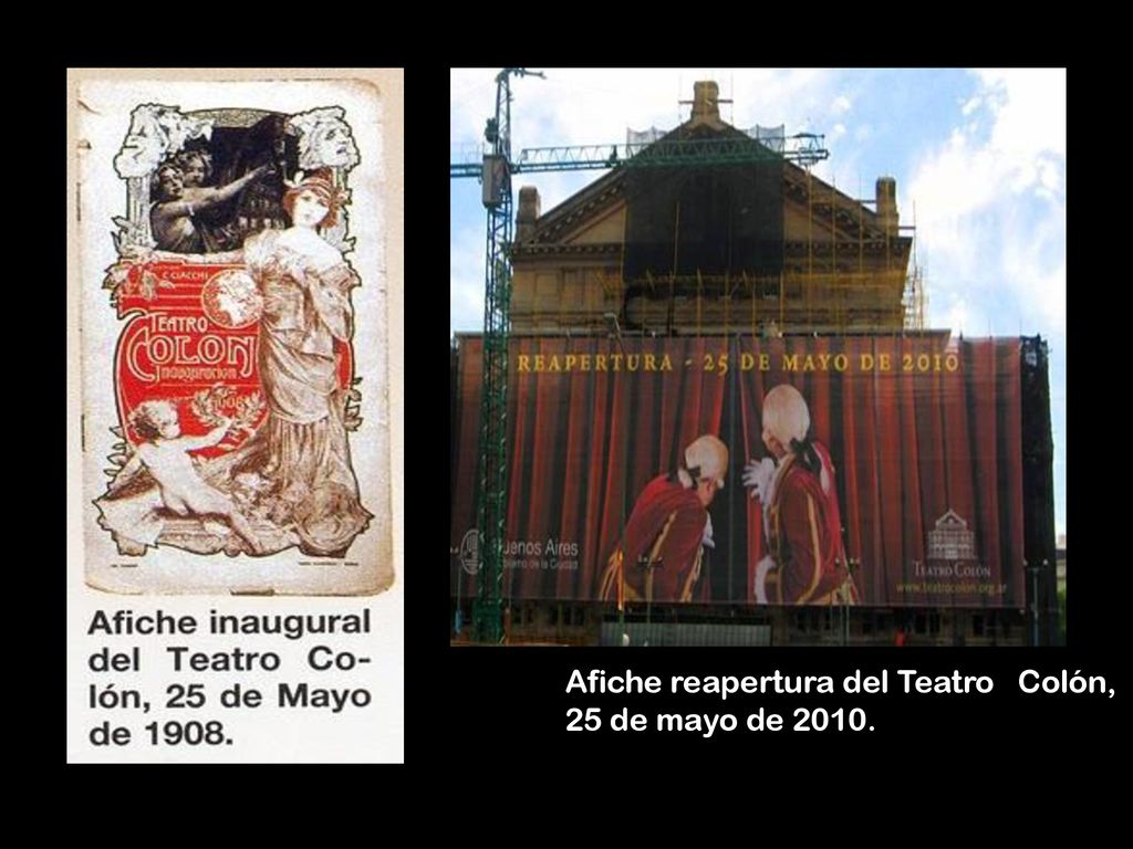Afiche reapertura del Teatro Colón, 25 de mayo de 2010.