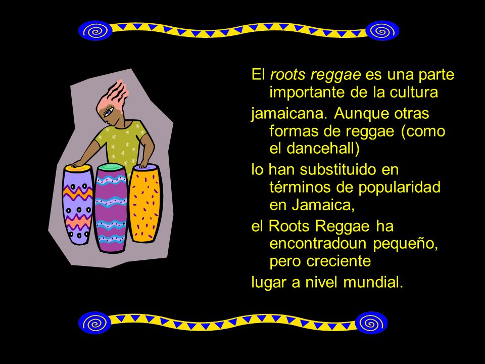 El roots reggae es una parte importante de la cultura