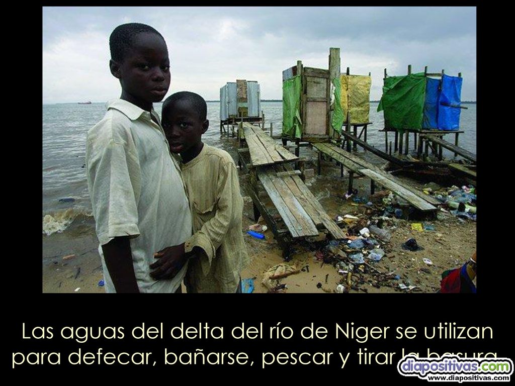 Las aguas del delta del río de Niger se utilizan para defecar, bañarse, pescar y tirar la basura.