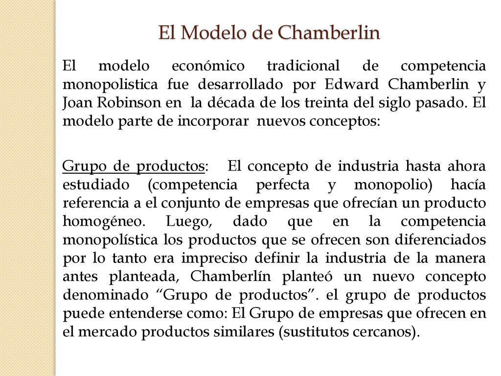 Unidad III: Estructura de Mercado - ppt descargar