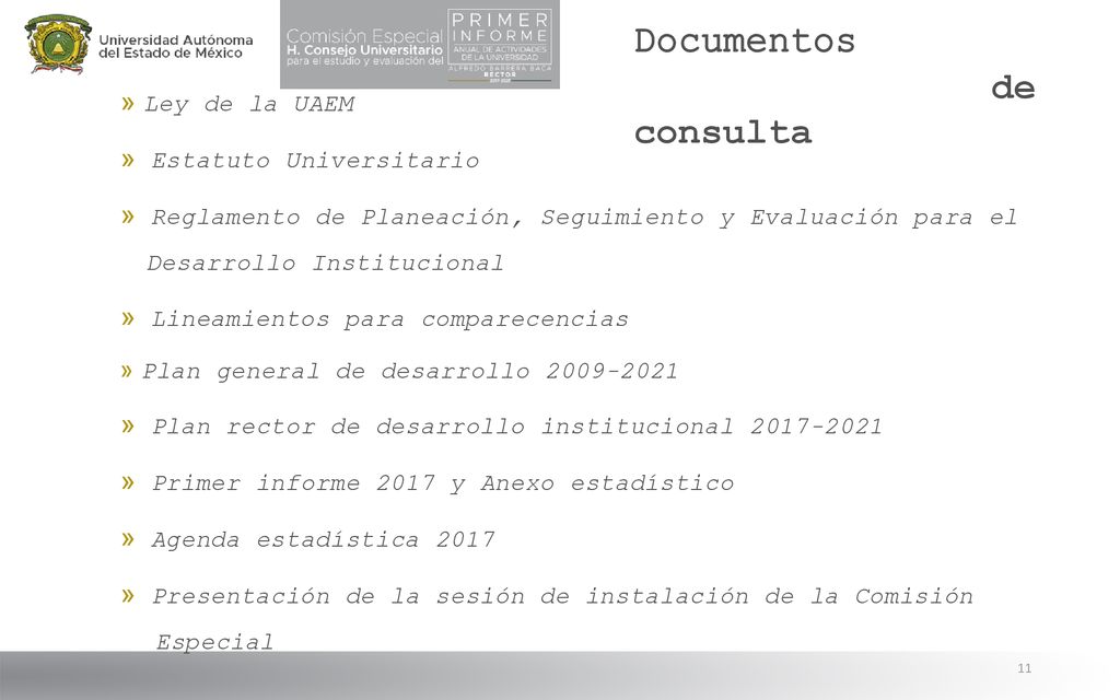 Documentos de consulta » Ley de la UAEM » Estatuto Universitario