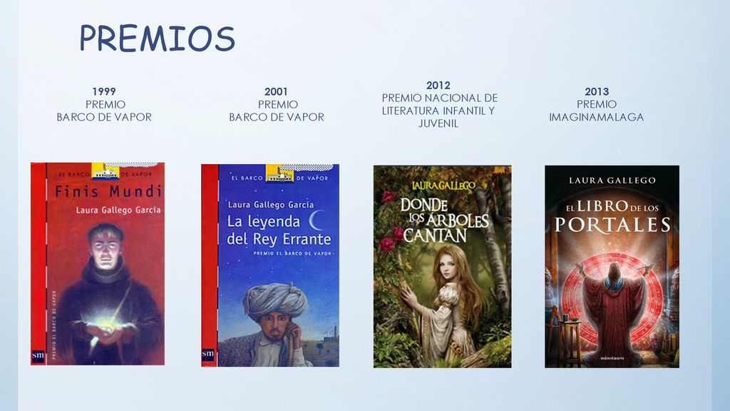 PREMIOS 2012 PREMIO NACIONAL DE LITERATURA INFANTIL Y JUVENIL 2001