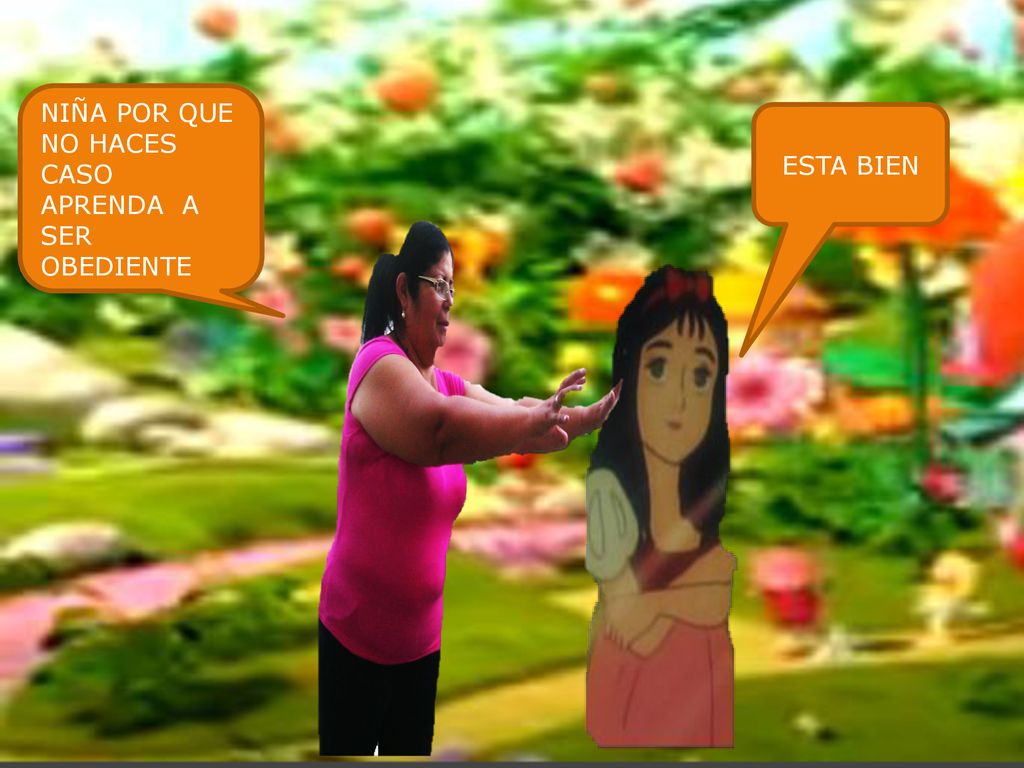 NIÑA POR QUE NO HACES CASO APRENDA A SER OBEDIENTE