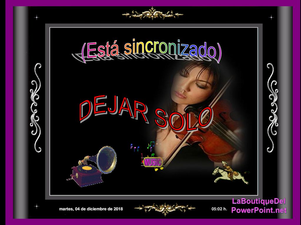 (Está sincronizado) DEJAR SOLO martes, 04 de diciembre de 2018