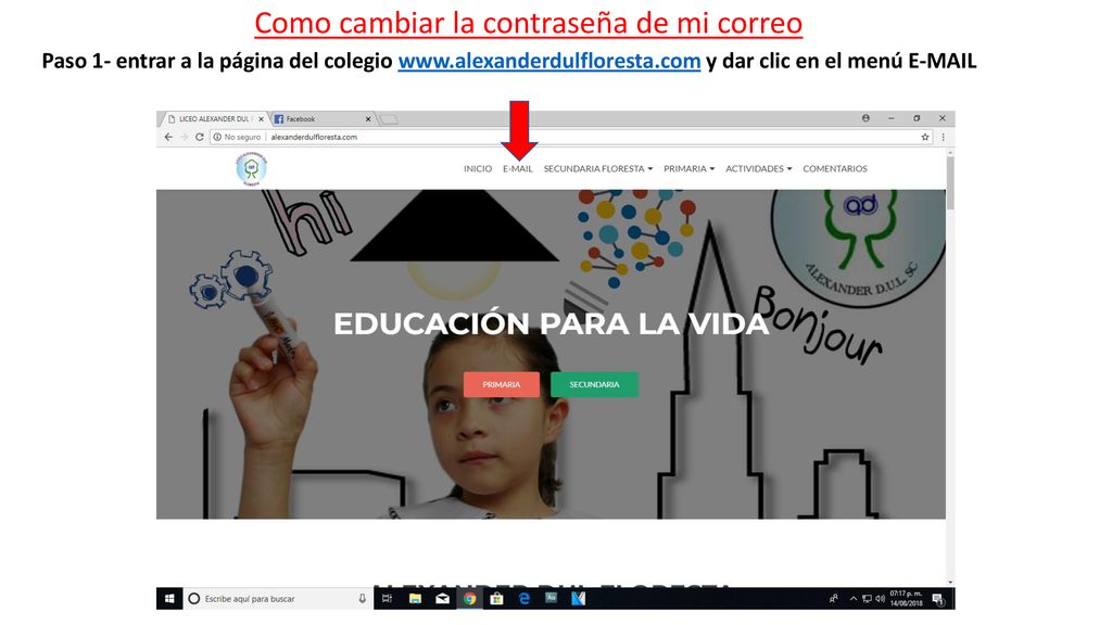 Como cambiar la contraseña de mi correo