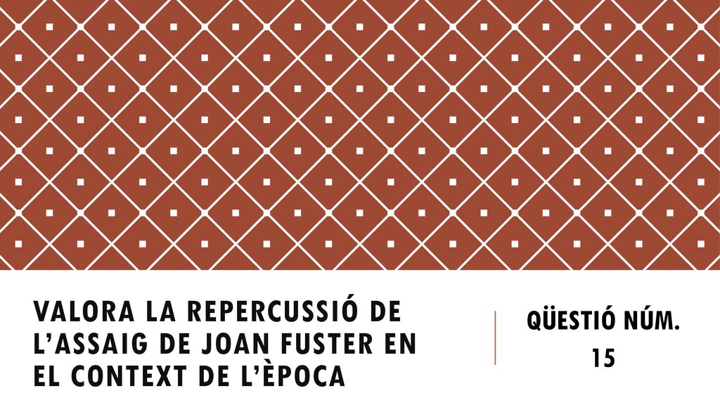 Valora la repercussió de l’assaig de Joan Fuster en el context de l’època