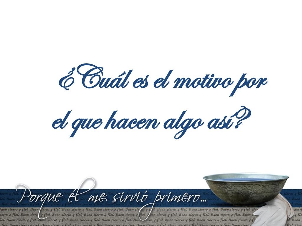 ¿Cuál es el motivo por el que hacen algo así