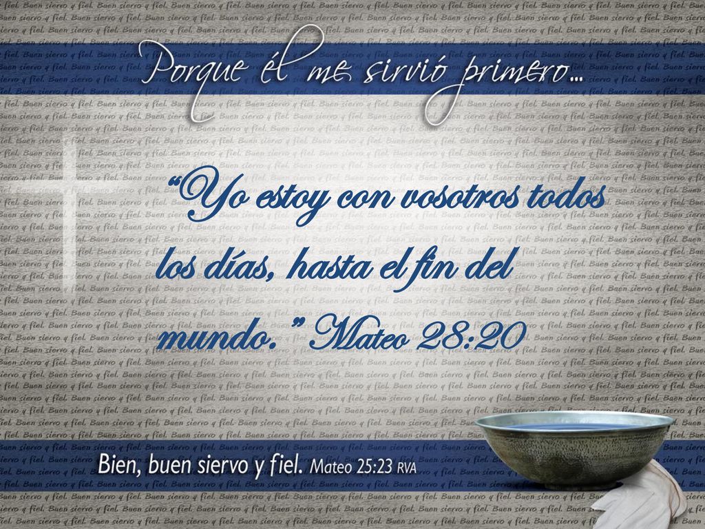 Yo estoy con vosotros todos los días, hasta el fin del mundo