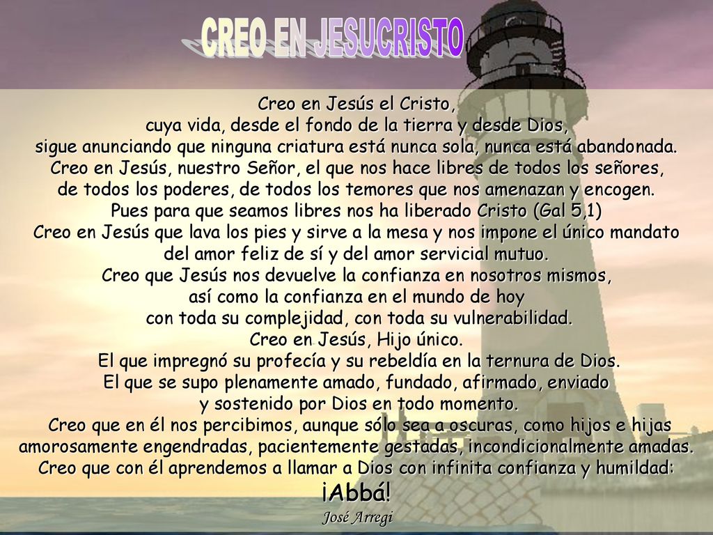 Pues para que seamos libres nos ha liberado Cristo (Gal 5,1)