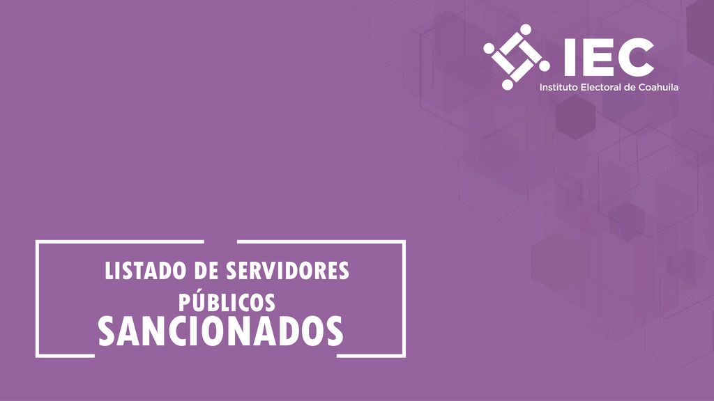 LISTADO DE SERVIDORES PÚBLICOS