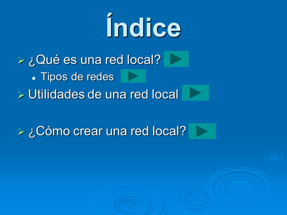 Índice ¿Qué es una red local Utilidades de una red local