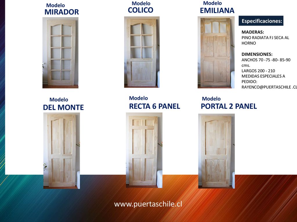 COLICO MIRADOR   EMILIANA DEL MONTE RECTA 6 PANEL