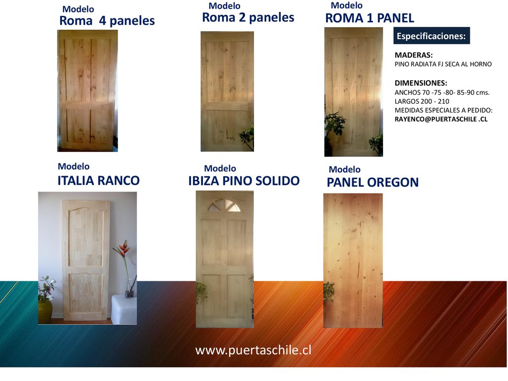 Roma 2 paneles Roma 4 paneles   ROMA 1 PANEL