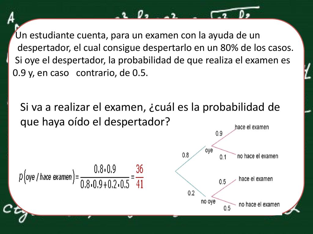 Un estudiante cuenta, para un examen con la ayuda de un