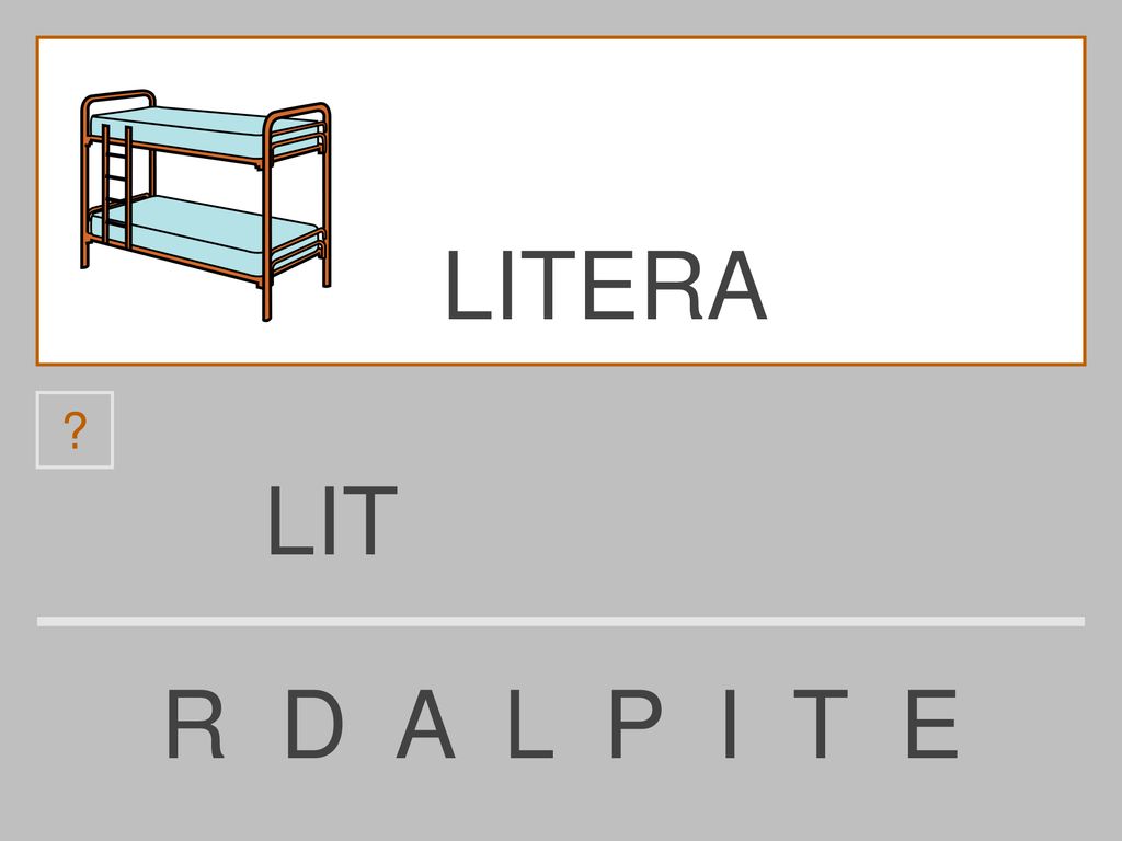 LITERA LIT R D A L P I T E