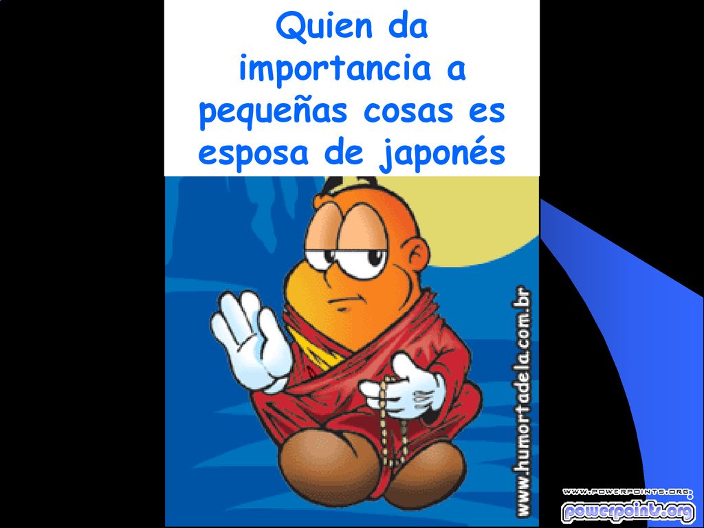 Quien da importancia a pequeñas cosas es esposa de japonés