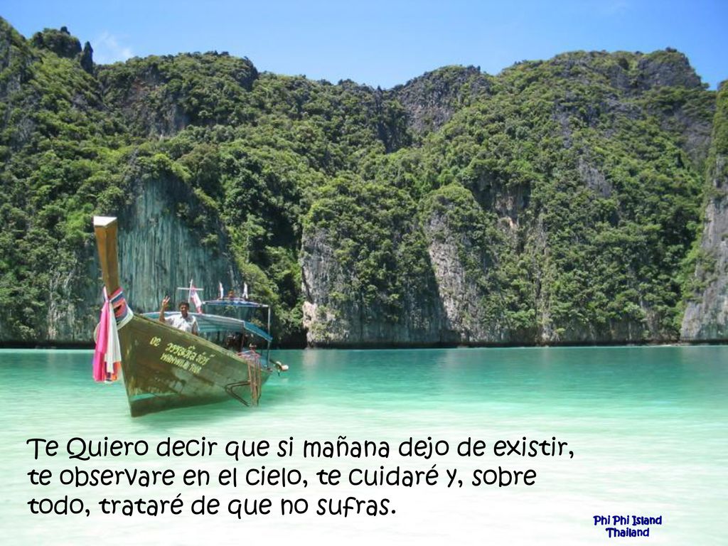 Te Quiero decir que si mañana dejo de existir, te observare en el cielo, te cuidaré y, sobre todo, trataré de que no sufras.