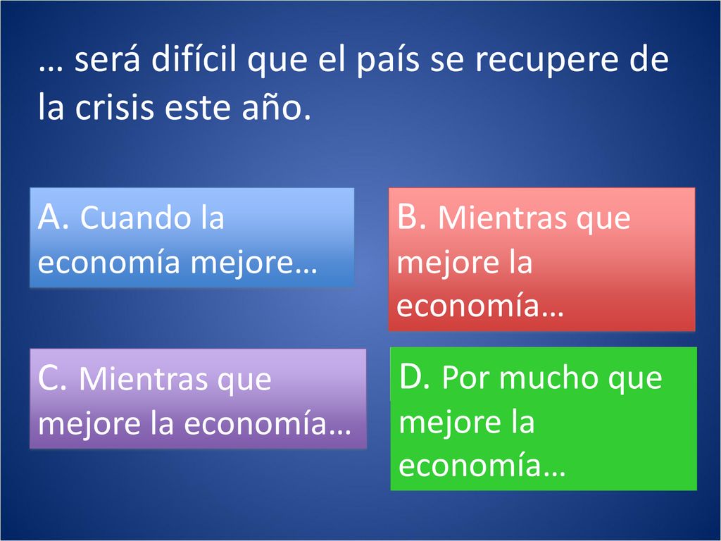 … será difícil que el país se recupere de la crisis este año.