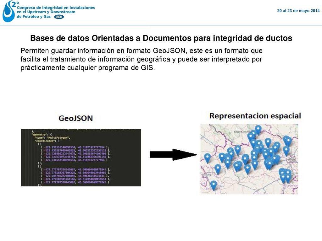 Bases de datos Orientadas a Documentos para integridad de ductos