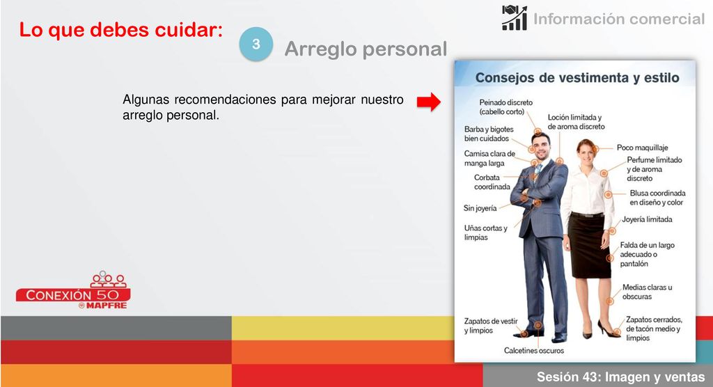 Lo que debes cuidar: Arreglo personal Información comercial 3