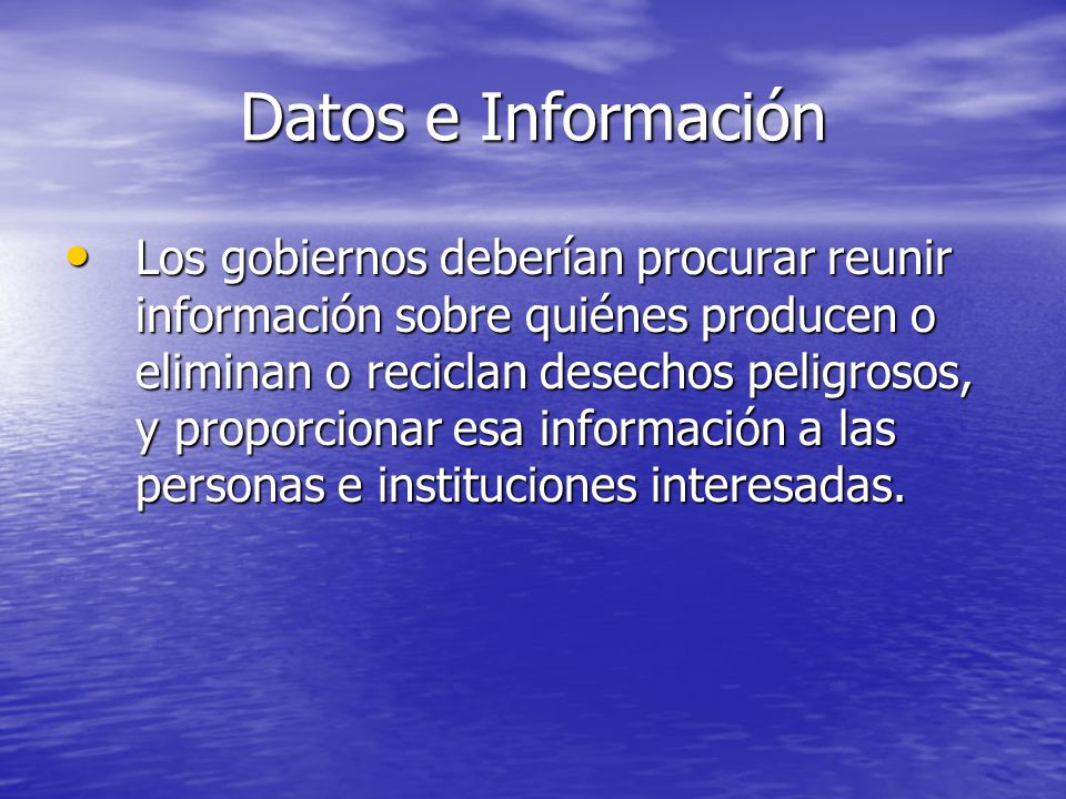 Datos e Información