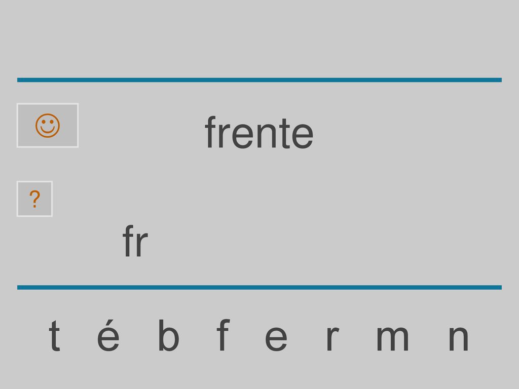  frente fr t é b f e r m n
