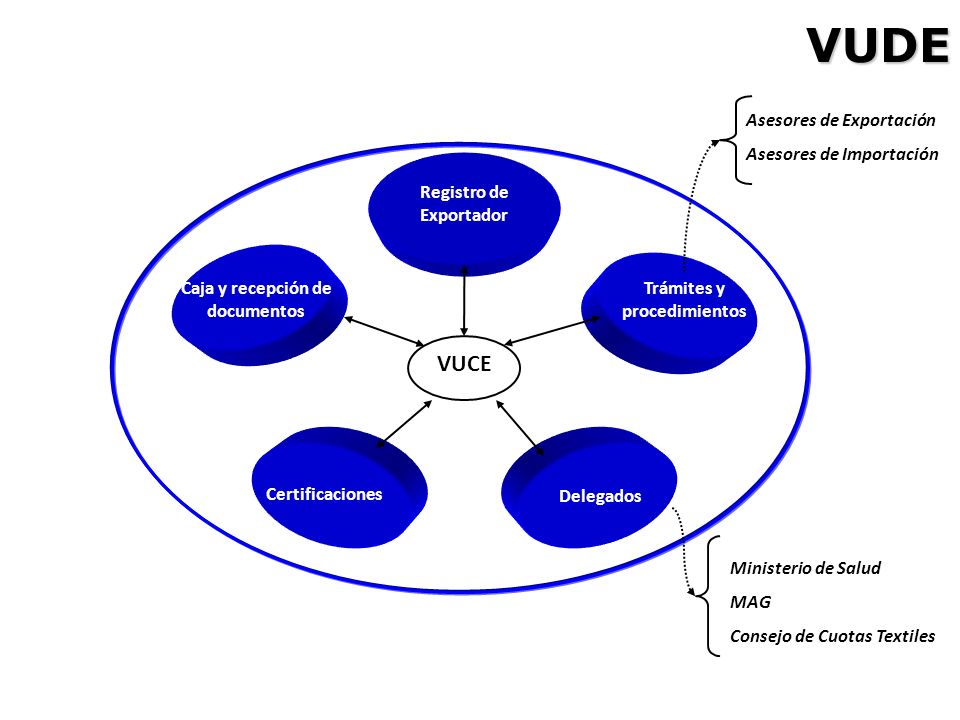 VUDE VUCE Asesores de Exportación Asesores de Importación