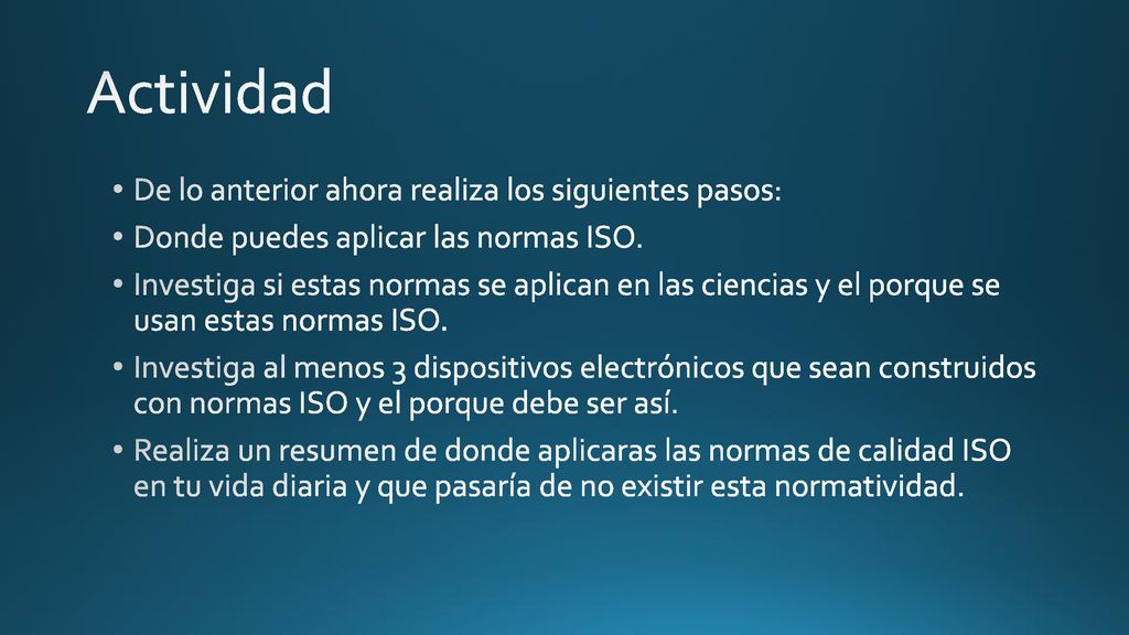 Actividad De lo anterior ahora realiza los siguientes pasos: