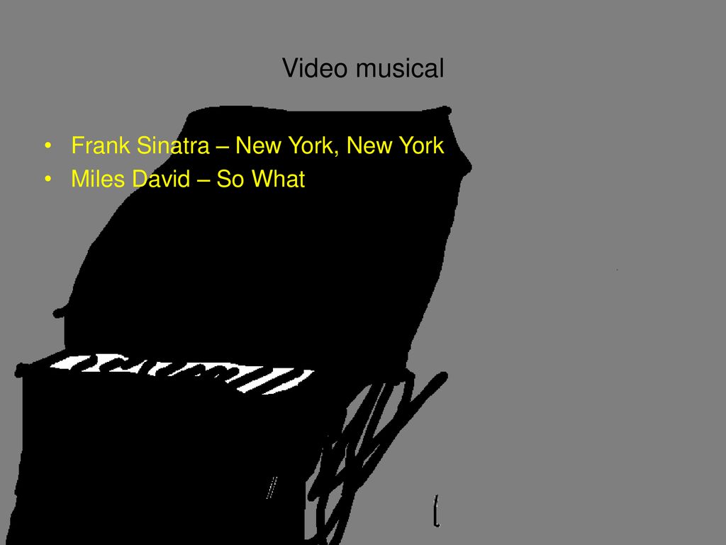 Video musical Frank Sinatra – New York, New York Miles David – So What
