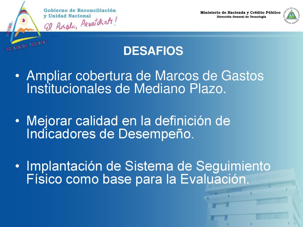 Mejorar calidad en la definición de Indicadores de Desempeño.