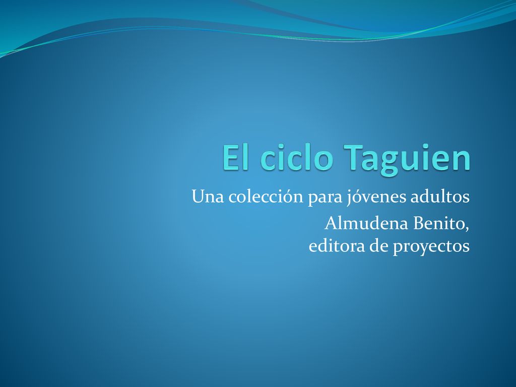 El ciclo Taguien Una colección para jóvenes adultos